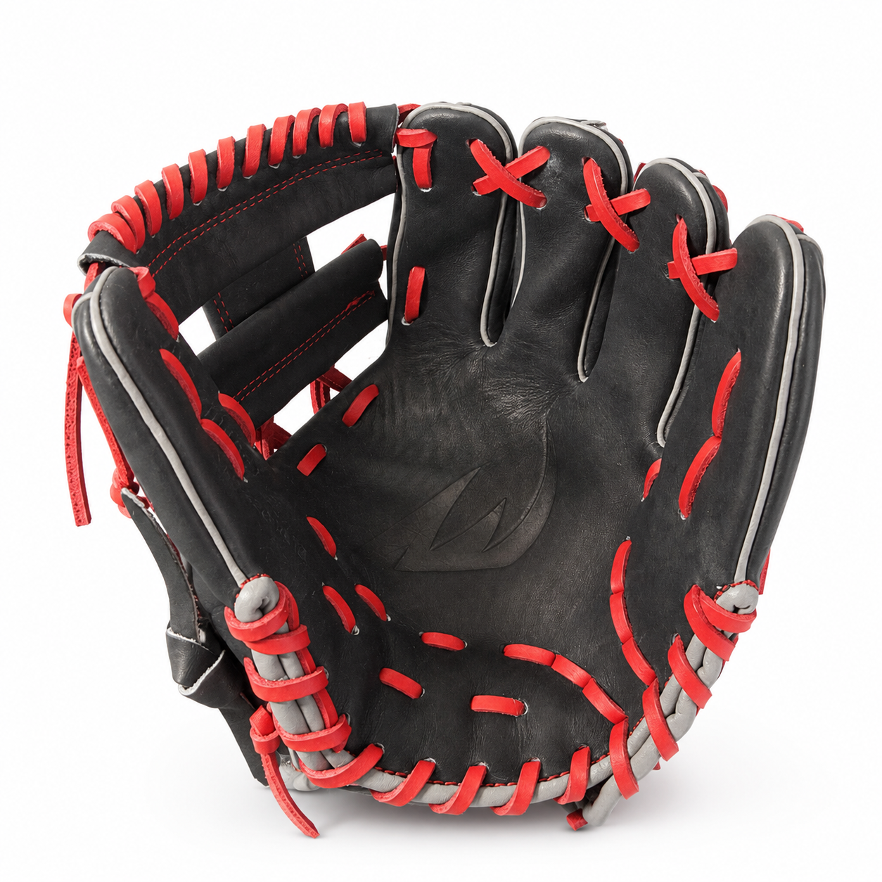 Black / Red / Gray glove view 3